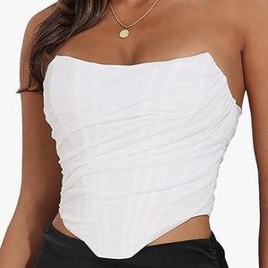 NEW White Corset Top